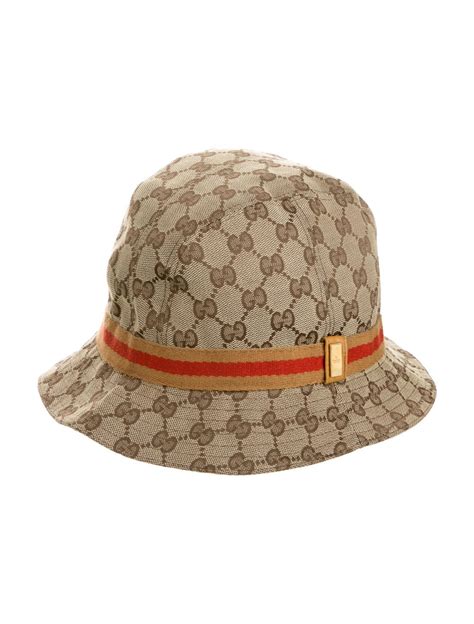 gucci hat canvas|gucci string bucket hat.